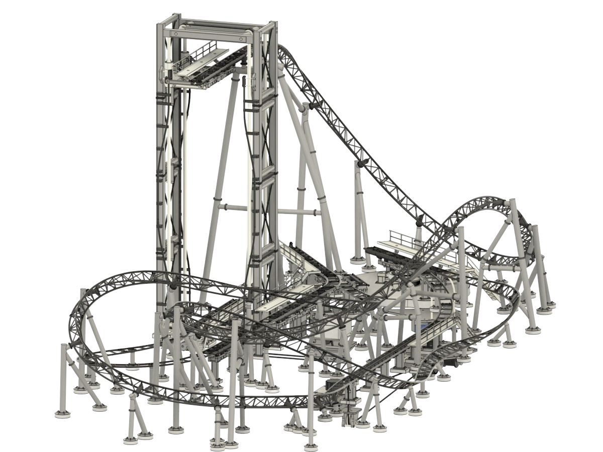 Intamin MD Coaster 3D Dateien