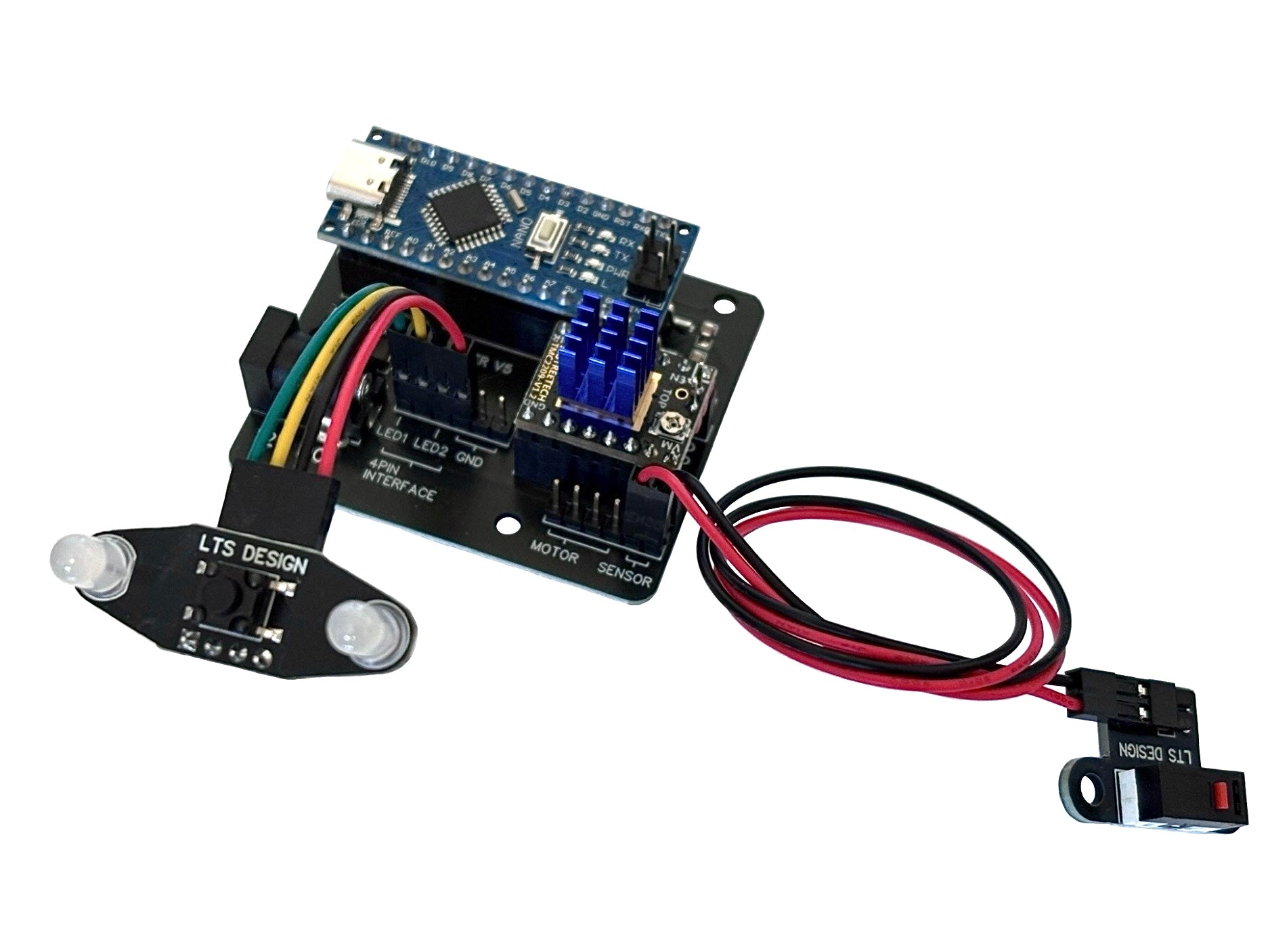 Respooler Arduino Shield und Schalter